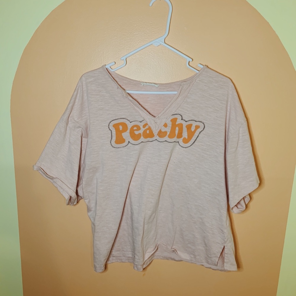 🍑 Peachy tee Sz M